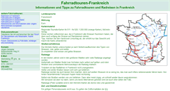 Desktop Screenshot of fahrradtouren-frankreich.de